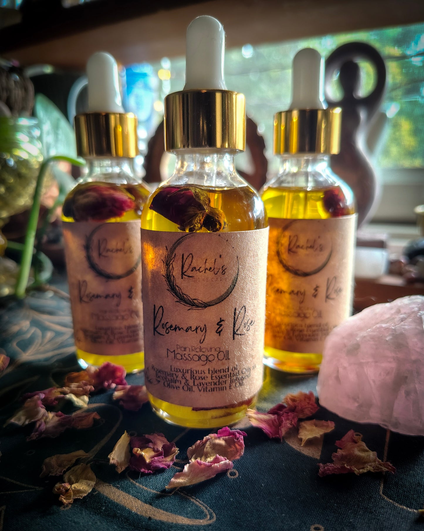 Rosemary & Rose Pain Relieving Massage Oil