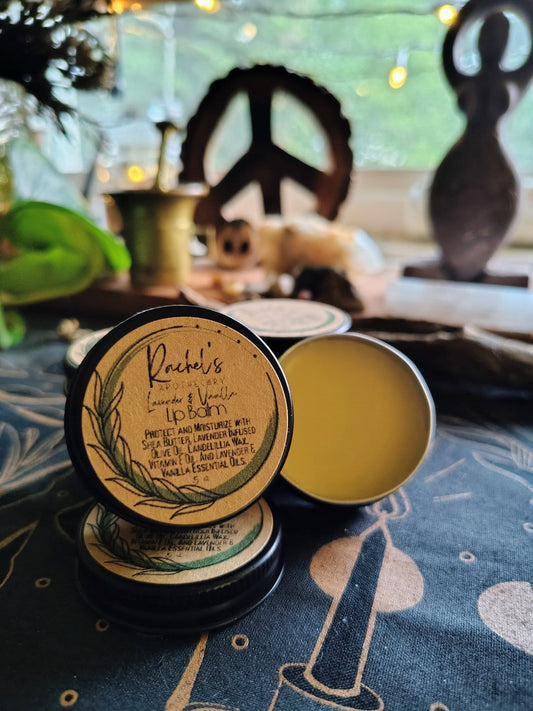 Shea Butter Lip Balm: Lavender & Vanilla